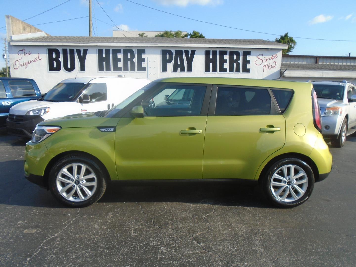 2018 Kia Soul + (KNDJP3A53J7) with an 2.0L L4 DOHC 16V engine, 6A transmission, located at 6112 N Florida Avenue, Tampa, FL, 33604, (888) 521-5131, 27.954929, -82.459534 - Photo#0